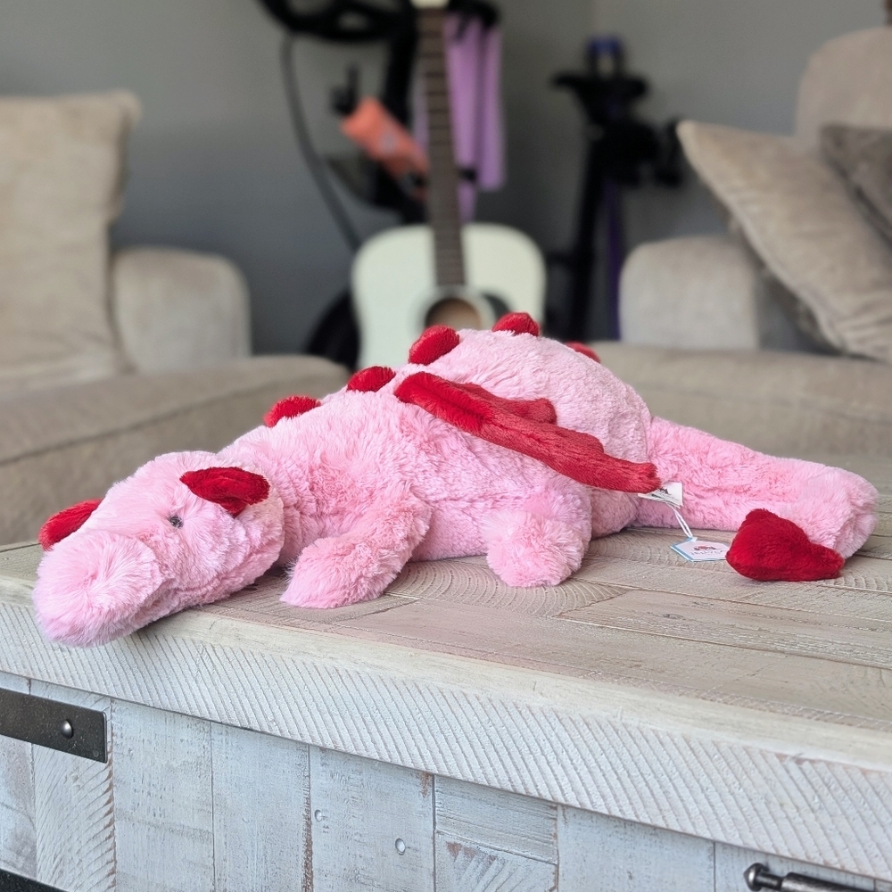 Jellycat Heart Dragon - NWT